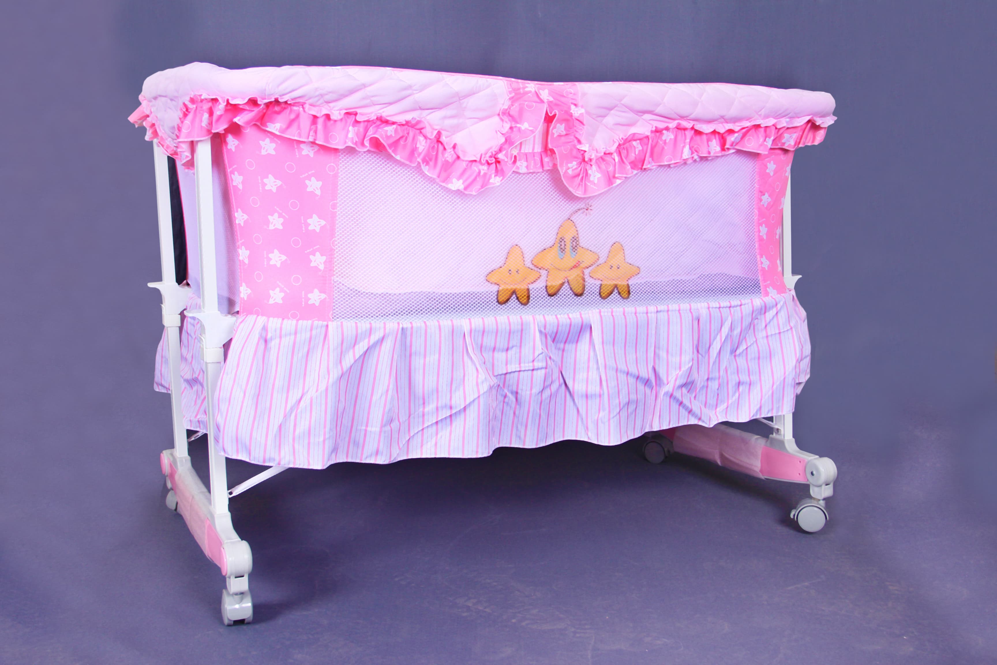 Baby Crib (baby bassinet) - Pink-107