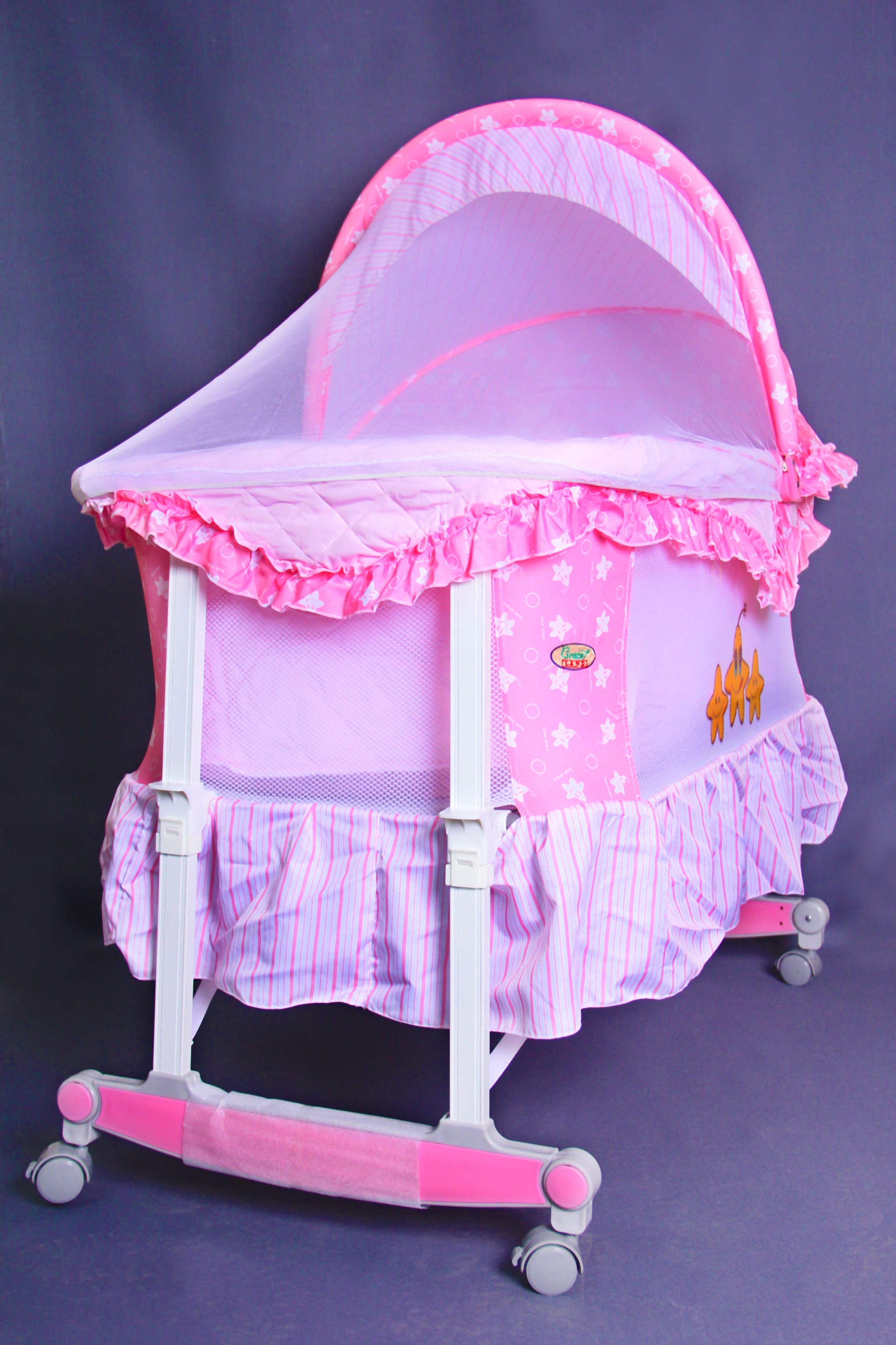 Baby Crib (baby bassinet) - Pink-106